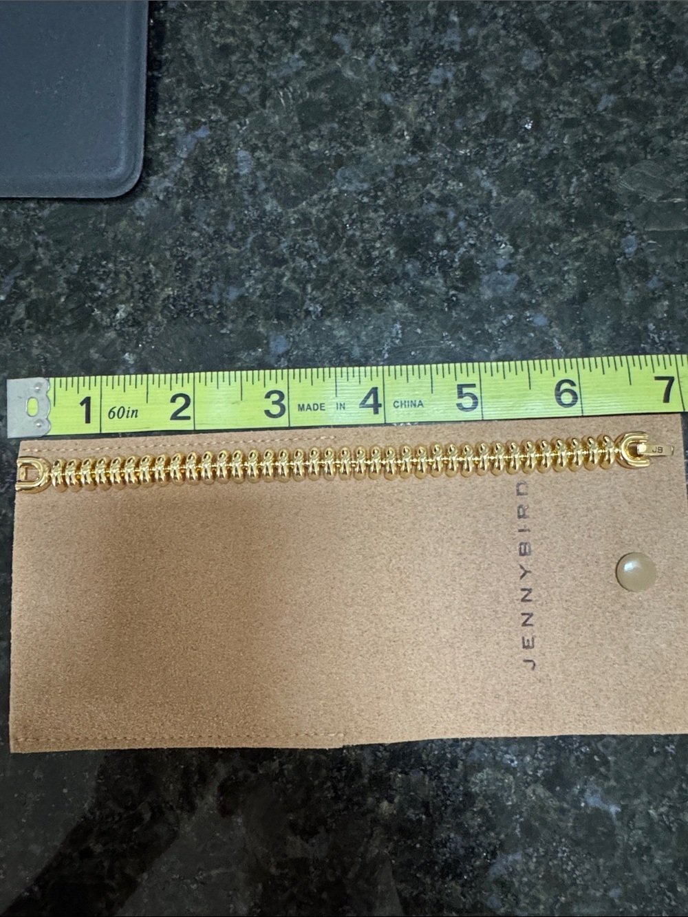 Jenny Bird Warm Gold Curb-Link Bracelet